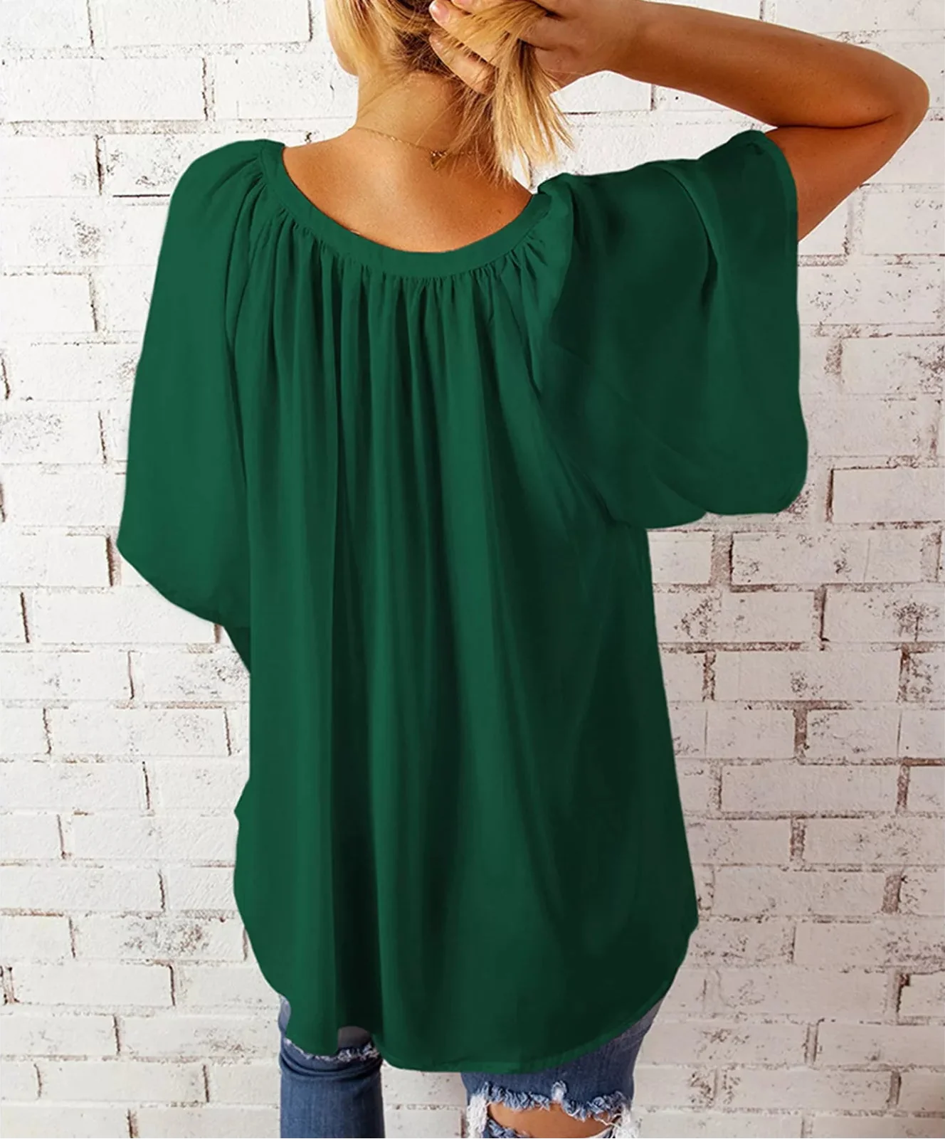 Ilse | Lockere Bluse mit V-Ausschnitt