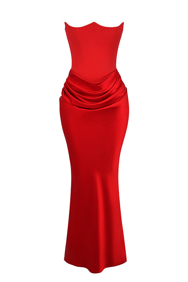 Elegantes trägerloses Korsettkleid für Damen