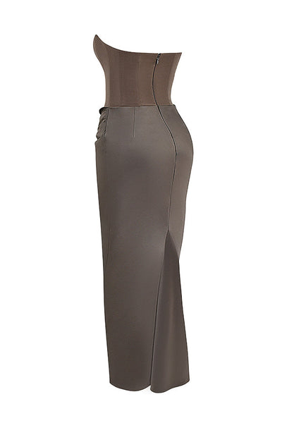 Elegantes trägerloses Korsettkleid für Damen