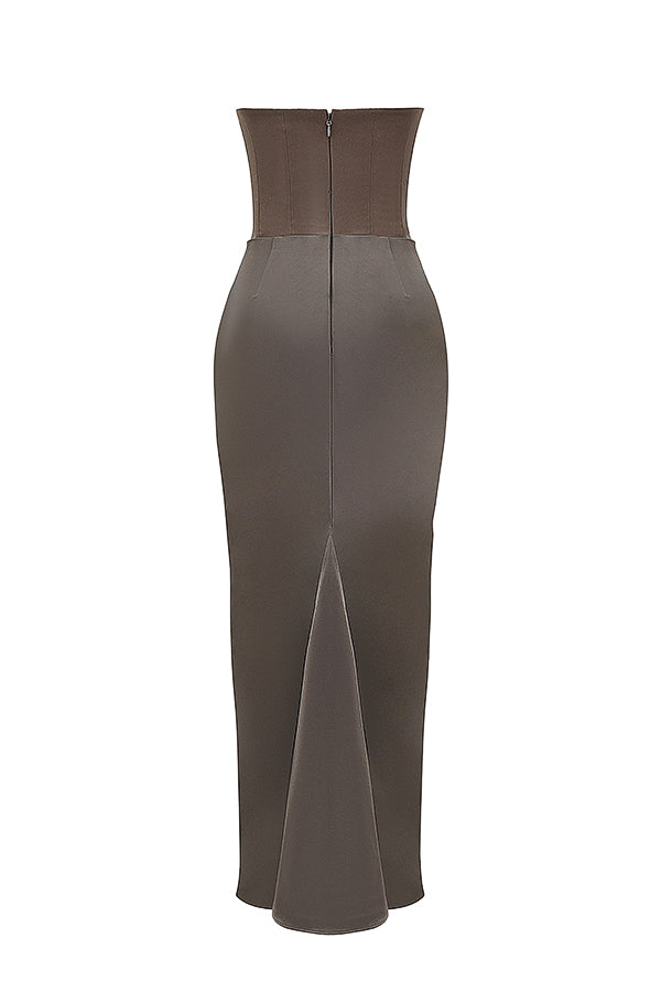 Elegantes trägerloses Korsettkleid für Damen
