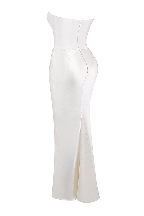 Elegantes trägerloses Korsettkleid für Damen
