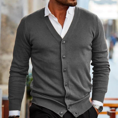 Bequeme Herren Strickjacke