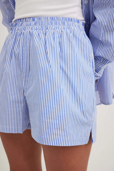 Monika | Gestreiftes Shorts- & Blusenset