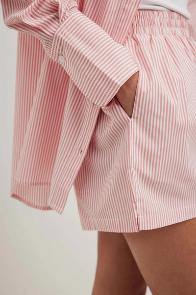 Monika | Gestreiftes Shorts- & Blusenset