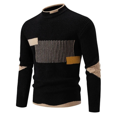 Elias | Gestrickter Pullover aus Baumwollmischung mit Muster