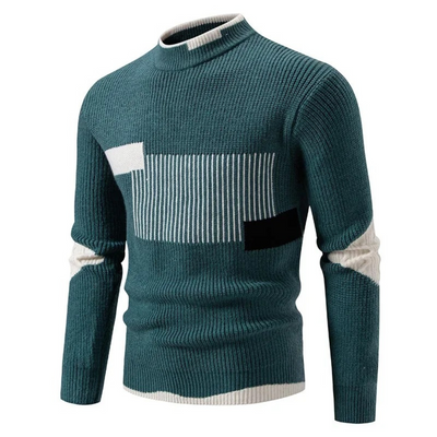 Elias | Gestrickter Pullover aus Baumwollmischung mit Muster
