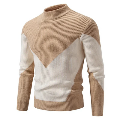 Elias | Gestrickter Pullover aus Baumwollmischung mit Muster