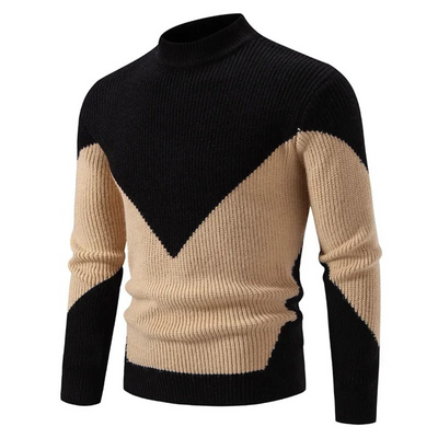 Elias | Gestrickter Pullover aus Baumwollmischung mit Muster