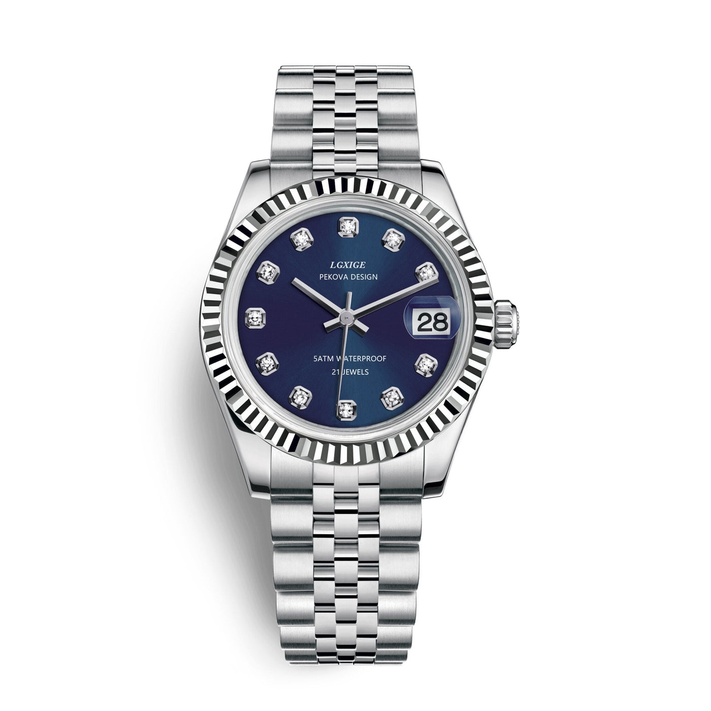 Klassische Edelstahl Armbanduhr Nr. 296