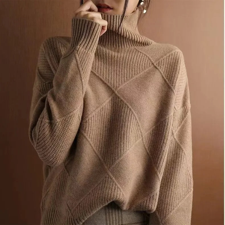 Clara | Kaschmir Rollkragenpullover für Damen