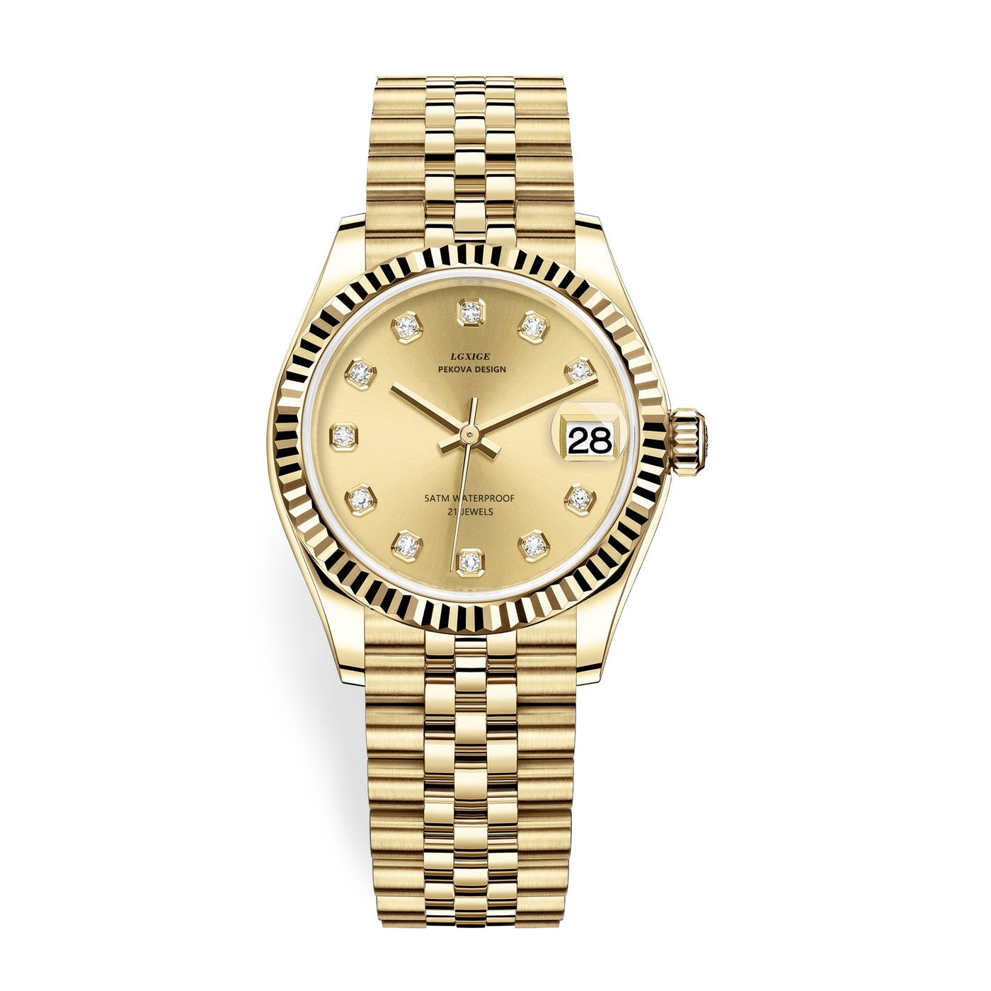 Klassische Edelstahl Armbanduhr Nr. 296