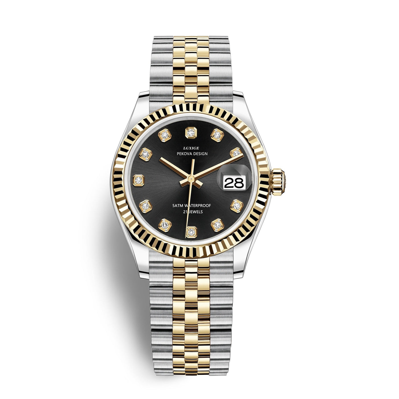 Klassische Edelstahl Armbanduhr Nr. 296
