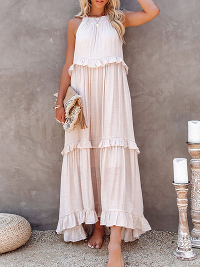 Tea® | Madeleine – Langes Sommerkleid mit Rüschendetails
