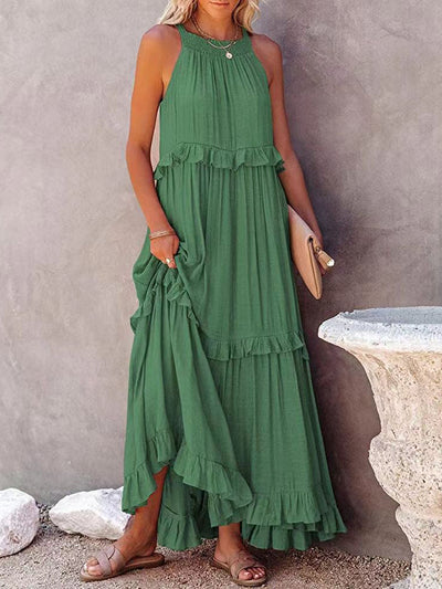 Tea® | Madeleine – Langes Sommerkleid mit Rüschendetails
