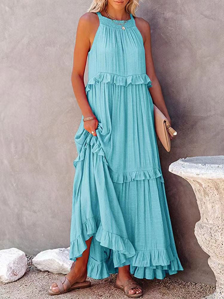 Tea® | Madeleine – Langes Sommerkleid mit Rüschendetails