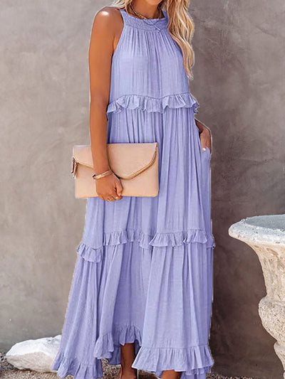 Tea® | Madeleine – Langes Sommerkleid mit Rüschendetails