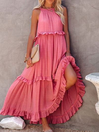 Tea® | Madeleine – Langes Sommerkleid mit Rüschendetails
