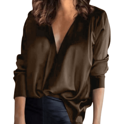 Marianne® | Elegante Bluse mit V-Ausschnitt für einen schicken und modernen Stil