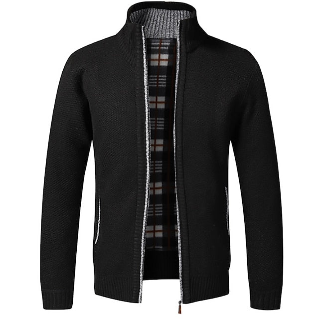 Ralph polo - stylischer zipper strickpullover für herren (italienisches design)