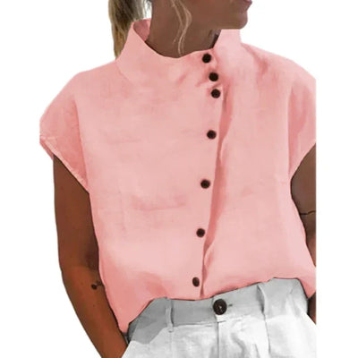 Ingrid | Elegante Bluse mit Stehkragen