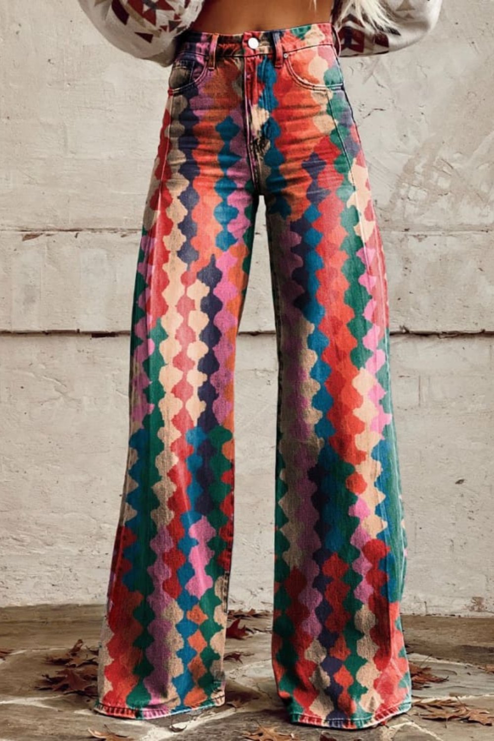 Serena – Locker sitzende Boho-Hose für Damen