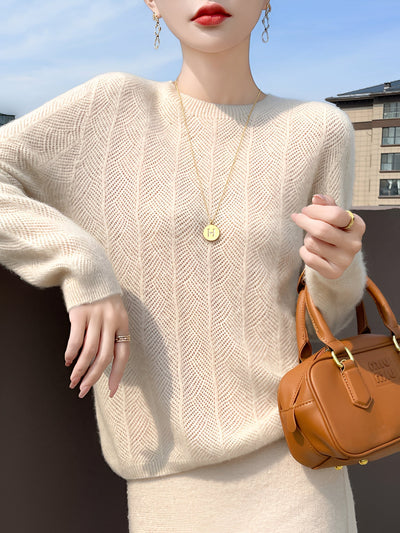 Helene | Merinowoll-Pullover mit eleganten Ausschnitten
