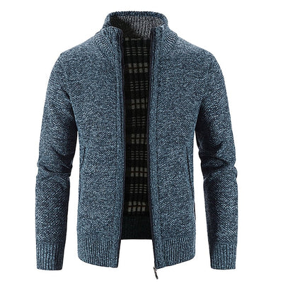 Ralph polo - stylischer zipper strickpullover für herren (italienisches design)