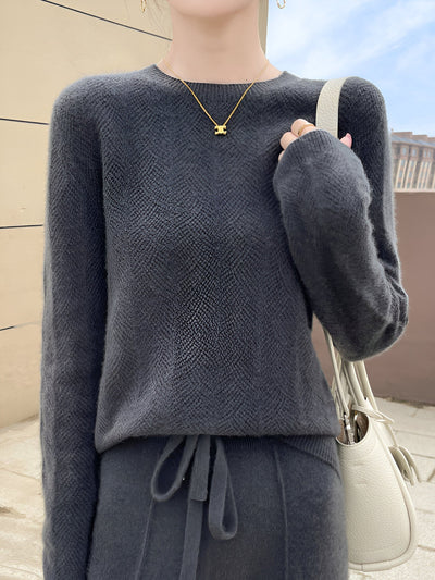 Helene | Merinowoll-Pullover mit eleganten Ausschnitten